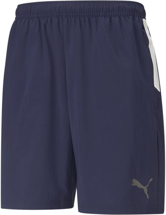 Puma teamliga sideline shorts heren sportbroek - peacoat- black- white