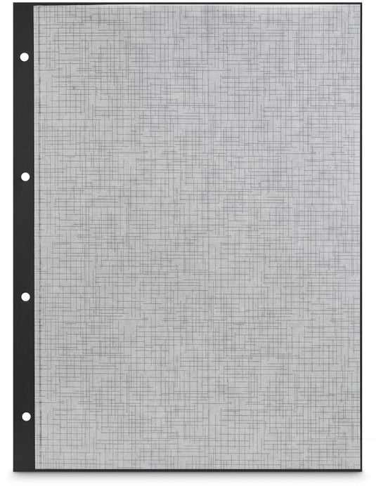 Hama fotokarton met glassine, 23,3 x 31 cm, geperforeerd, 25 vel, zwart