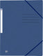 Oxford top file + - elastomap - 3 kleppen - elastiek - a4 - donker blauw - pak 10 stuks