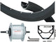 Kgs voorwiel 28 inch (622) zac2000 zwart naafd en r.brake zwarte spaak vaste as