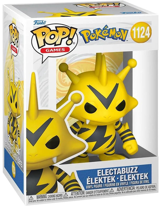 Funko pokémon electabuzz vinylfiguur 1124 unisex pop! - neutraal - standard