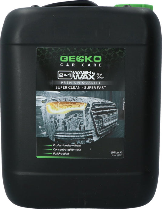 Gecko car care gecko 2-in-1 was wax 10l