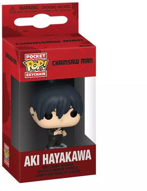 Funko pocket pop! keychain: chainsaw man - aki hayakawa