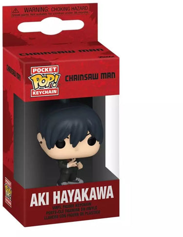Funko pocket pop! keychain: chainsaw man - aki hayakawa