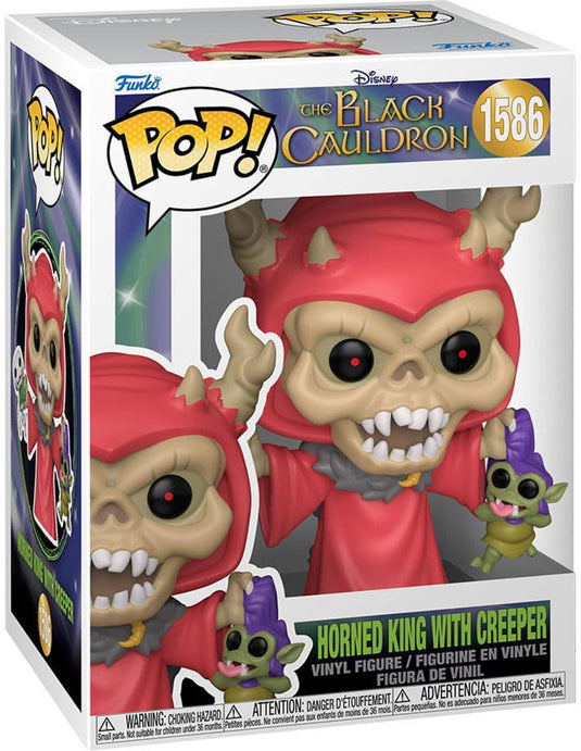 Funko taran und der zauberkessel horned king with creeper vinylfiguur 1586 unisex pop! - neutraal - standard