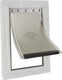 Staywell 640 hondenluik - tot 45 kg - aluminium - wit