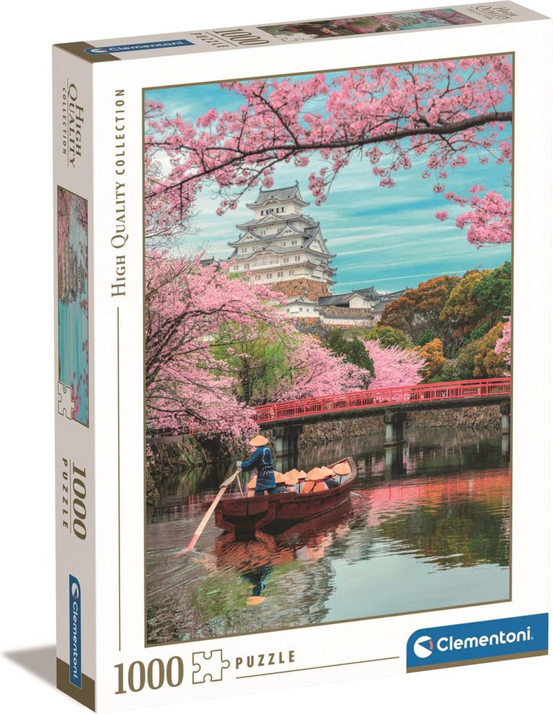 Load image into Gallery viewer, Clementoni legpuzzel himeji castle in spring, 1000st.
