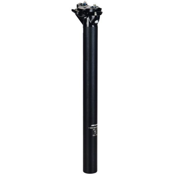 Load image into Gallery viewer, Hulzebos cycle parts b.v. zoom zadelpen 27.2 vast atb 2-bouten 350 mm. zwart
