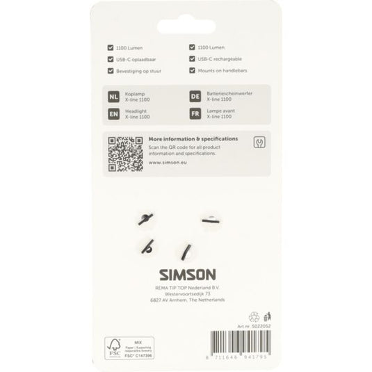 Simson koplamp aurora x-line 1100