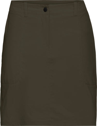 Jack wolfskin desert skort w dames outdoorrok-obsidian moss