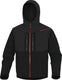 Delta plus horten softshell 3 lagen jack - zwart | oranje - l