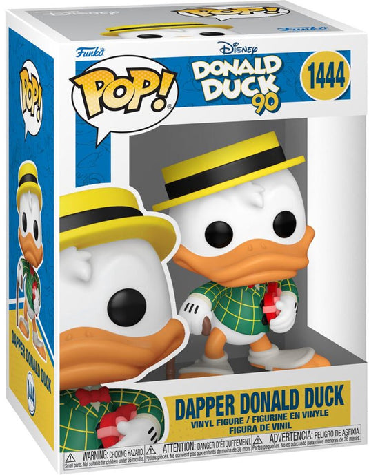 Funko mickey minnie mouse 90th anniversary - dapper donald duck vinyl figuur 1444 pop! meerkleurig