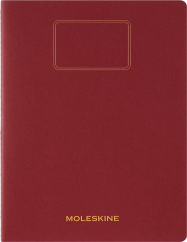 Moleskine schrift student xxl - zachte kraft - gelinieerd - rood