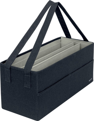 Leitz stoffen hot desking opbergtas - fluweel grijs
