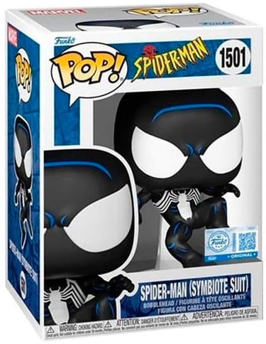Funko pop! marvel: spider-man - spider-man (symbiote suit) #1501 exclusive