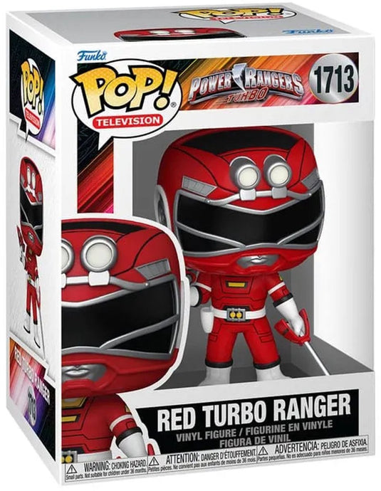 Funko pop television: power rangers turbo - red turbo ranger - pop