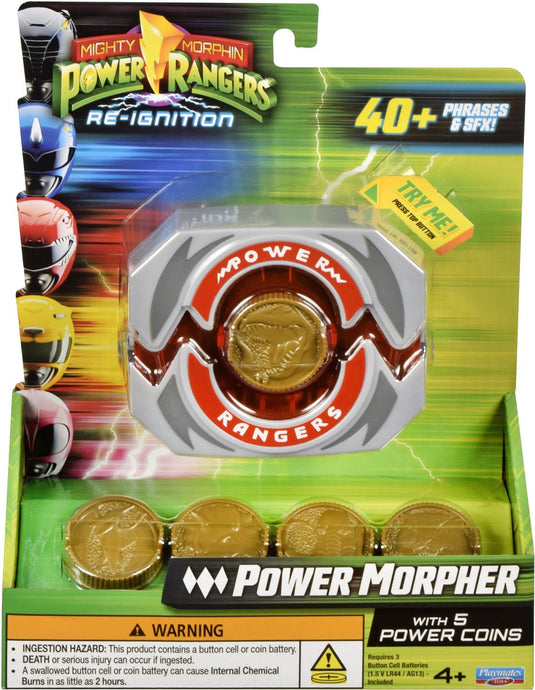 Playmates mighty morphin power rangers belt clip power morpher deluxe belts buckles