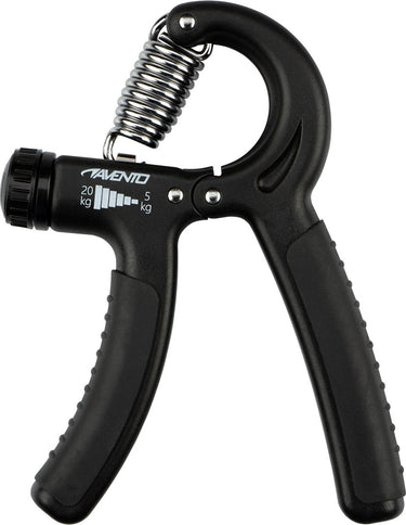Avento handknijper verstelbaar - 5-20 kg - zwart grijs