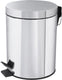 Differnz pedaalemmer chroom â€“ prullenbak badkamer â€“ afvalbakje â€“ 5 liter