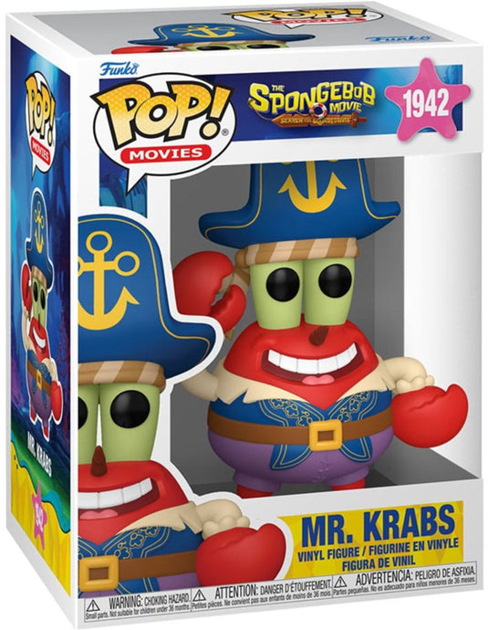 Funko spongebob schwammkopf the spongebob movie - mr. krabs (pop! movies) vinylfiguur 1942 unisex pop! - neutraal - standard