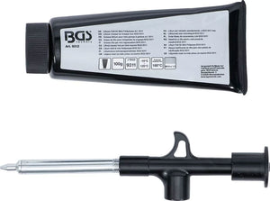 Bgs technic mini grease gun with lithium grease 100 g tube