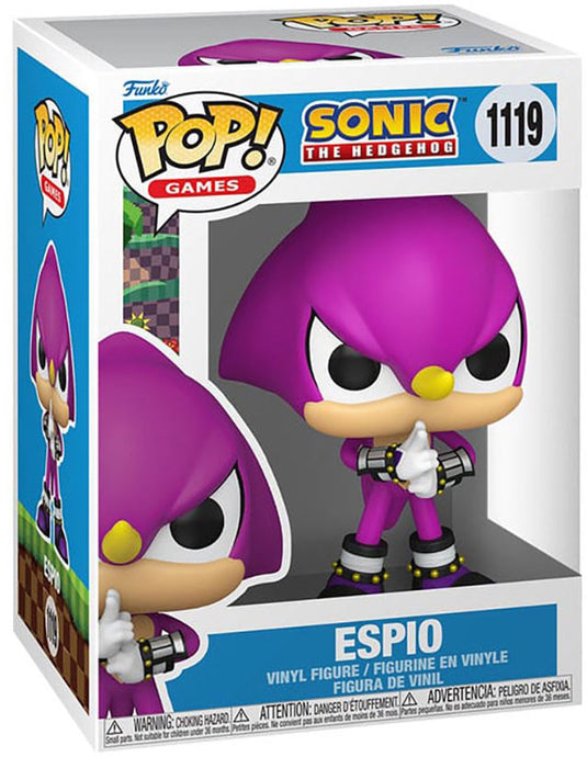 Funko sonic the hedgehog espio vinylfiguur 1119 unisex pop! - neutraal - standard