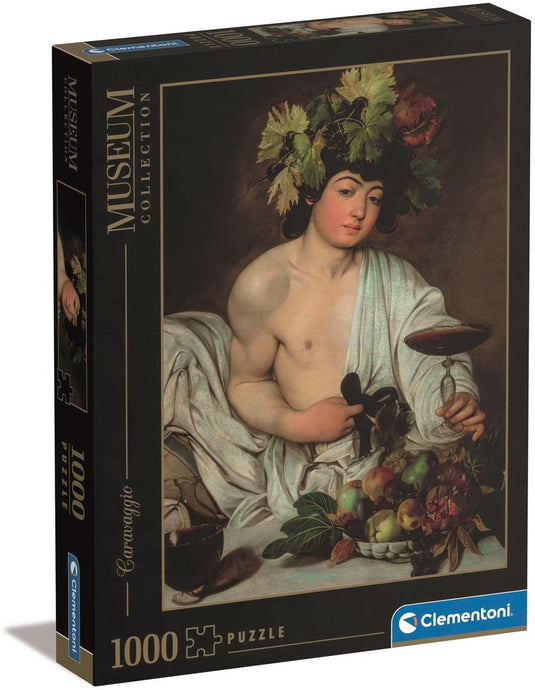 Clementoni - puzzel - 1000 stukjes - caravaggio bacchus - puzzel voor volwassenen