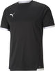 Puma teamliga jersey heren sportshirt - black- white l