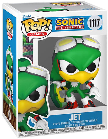 Funko sonic the hedgehog jet vinylfiguur 1117 unisex pop! - neutraal - standard