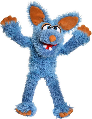 Living puppet by monnikendam.nl handpop living puppets kleine schlawenski de blauwe rat 35 cm