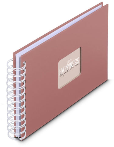 Hama spiraal fotoalbum - fine art - 24x17 - 50 pagina's - terracotta