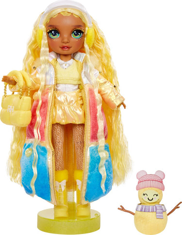 Rainbow high winter wonderland pop - sunny (geel)