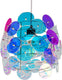 Rl live your light reality iride - hanglamp - transparant iriserend - excl. 1x e27 4 w - plafondbevestiging - in hoogte verstelbaar