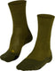 Falke tk2 wool anti-blaar dik wol functioneel materiaal wandelsokken heren groen - maat 46-48