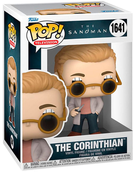 Funko sandman the corinthian vinyl figur 1641 pop! all-over vinyl - fan merch, tv-series
