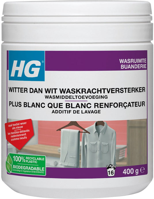 Hg witter dan wit waskrachtversterker wasmiddeltoevoeging 400gr