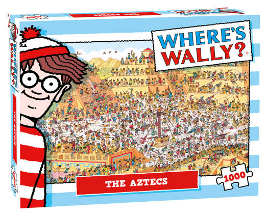 Plenty gifts puzzel where's wally the aztecs piramide 1000 stukjes
