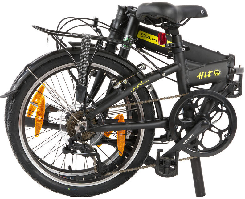 Load image into Gallery viewer, Dahon vouwfiets hit d6 pitch - 20 inch - 6 speed - v brake - matt black
