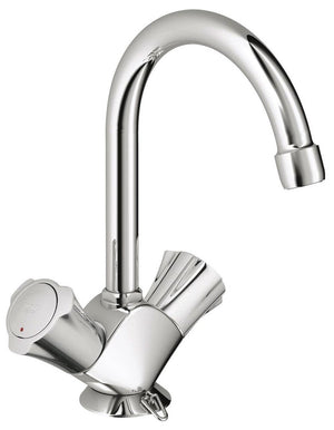 Grohe costa-l wastafelkraan - met ketting - chroom
