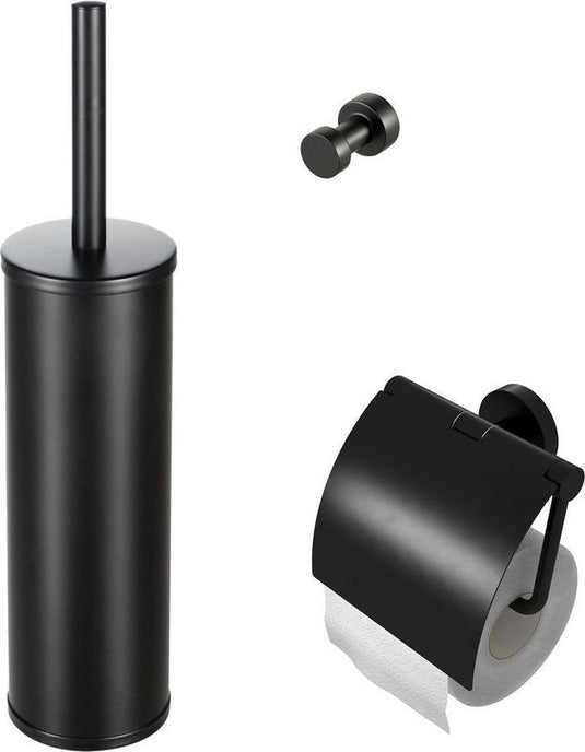 Geesa nemox toiletaccessoireset - zwart