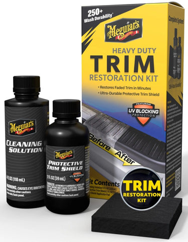 Meguiar's heavy duty trim restoration kit