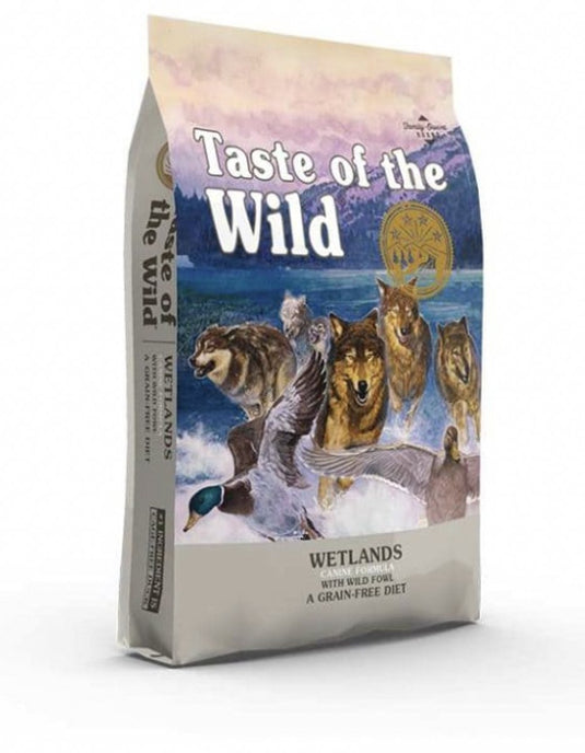Taste of the wild wetlands – droogvoer voor honden – graanvrij – eend, kalkoen kwartel – 12,2 kg
