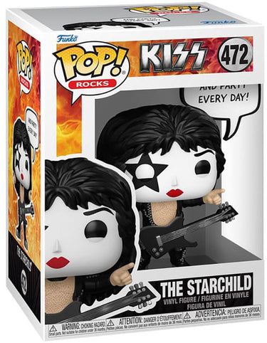Funko kiss the starchild vinyl figur 472 unisex pop! - neutraal - standard