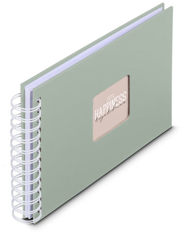 Hama spiraal fotoalbum - fine art - 24x17 - 50 pagina's - salie