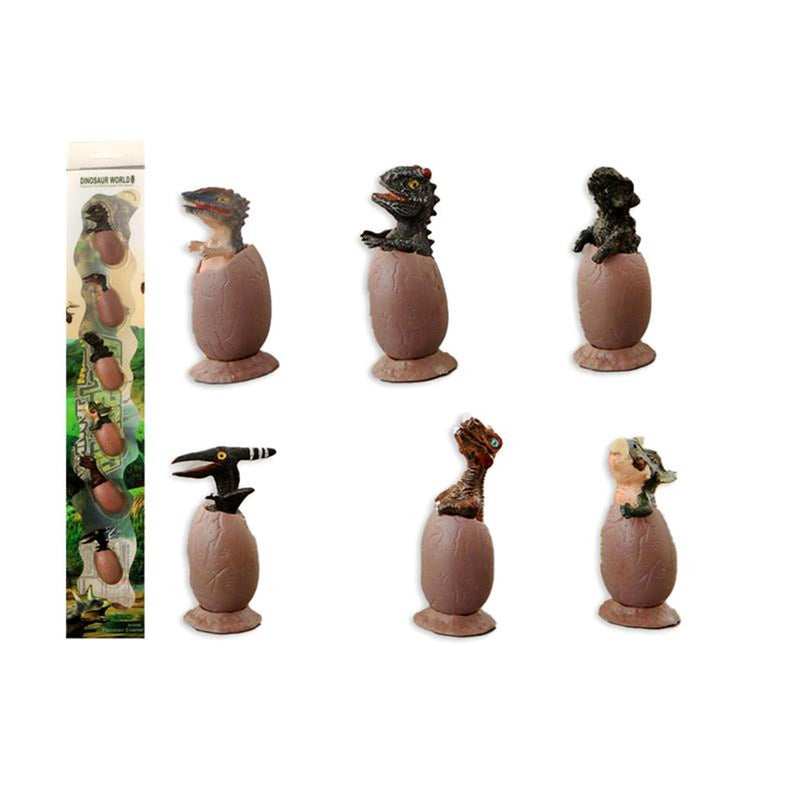 Afbeelding laden in galerijviewer, Dino in ei 6cm set a 6 stuks
