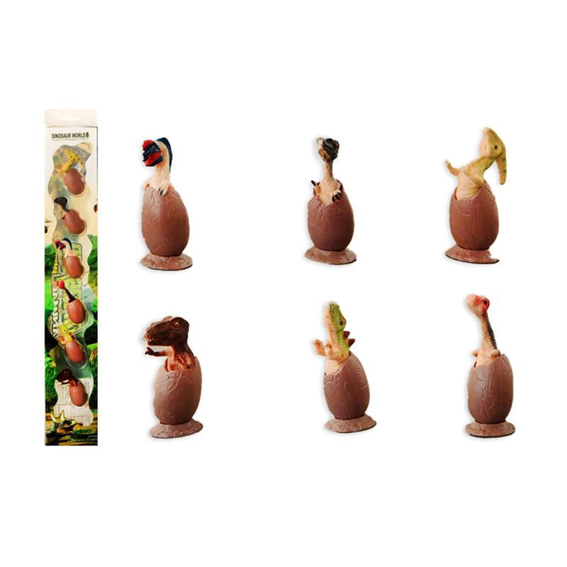 Load image into Gallery viewer, Dino in ei 6cm set a 6 stuks
