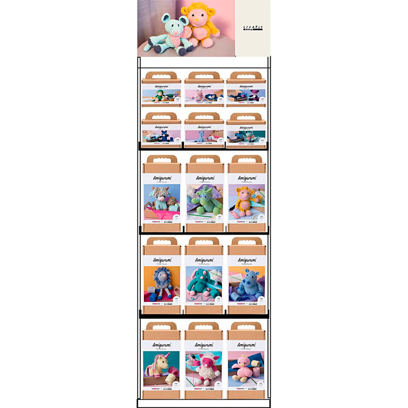 Afbeelding laden in galerijviewer, Https: www.cchobby.nl vloerdisplay-gemonteerd-category-amigurumi-h-1580-mm-l-600-mm-b-400-mm-81-eenh-1-stuk
