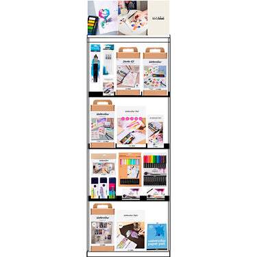 Http: www.cchobby.nl vloerdisplay-ongemonteerd-category-aquarel-volwassene-h-1580-mm-l-600-mm-b-400-mm-176-eenh-1-stuk