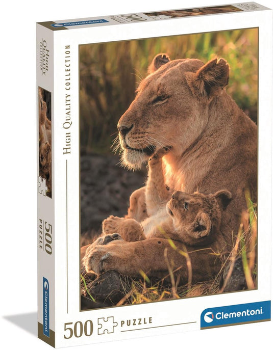 Ty clementoni feline love - verliefde katten - puzzel 500 stukjes volwassenen - legpuzzel hqc high quali collection vanaf 10 jaar