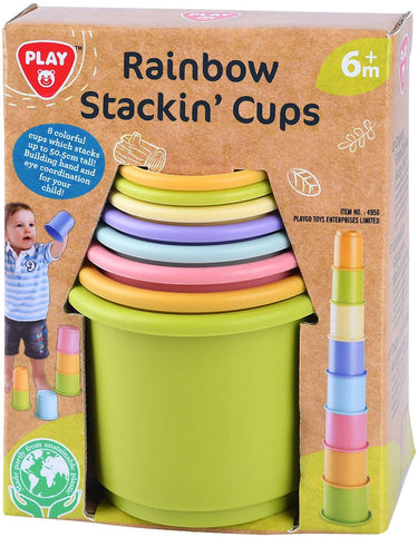 Playgo stapelblokken kleur - 8dlg.